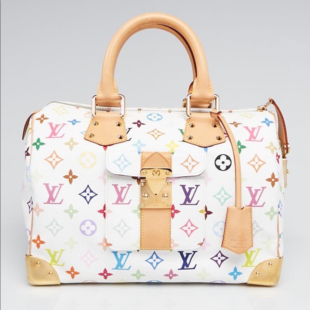 ❌SOLD❌Louis Vuitton monogram multicolored speedy 30 tote - Picture 1 of 8